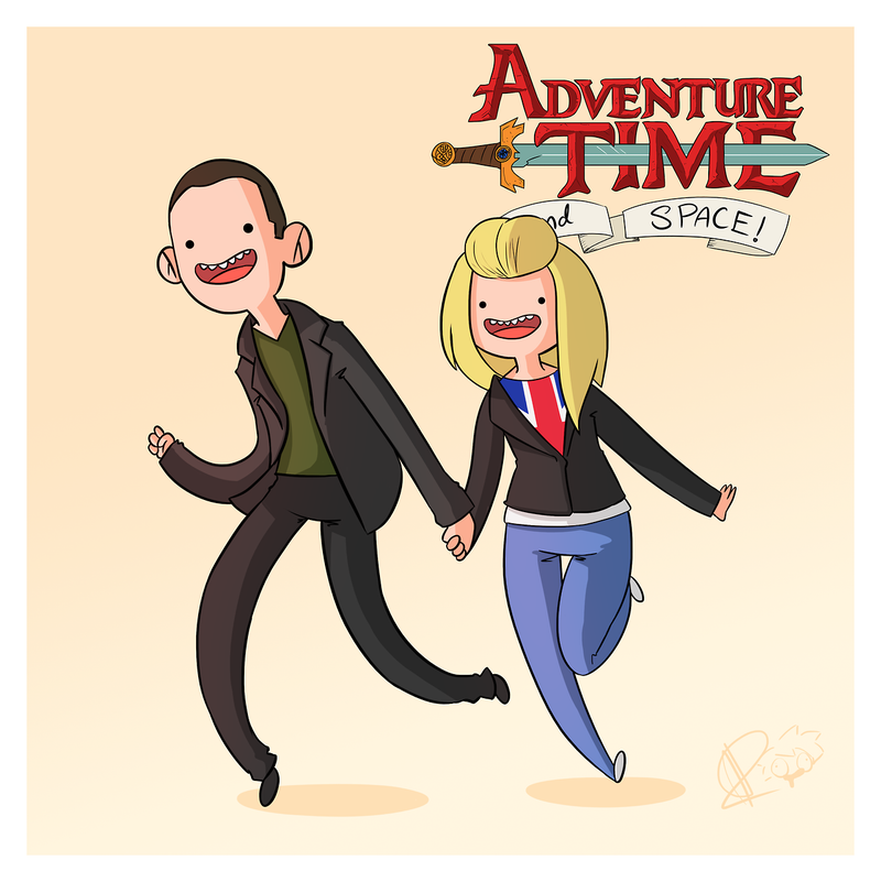 Illustration for article titled This Doctor Who/Adventure Time Mashup Is So. Damn. Charming.